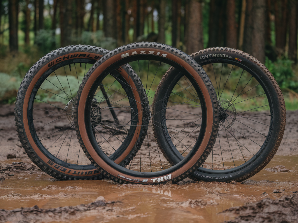 Welche gravelreifen für schlammige herbsttouren: schwalbe g‑one, maxxis rambler oder continental terra im direkten vergleich